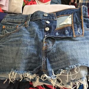 Levi's Blue Jean Shorts